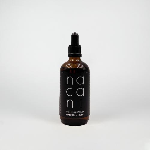 nacani Hanf-Öl mit natürlichem CBD – 100ml