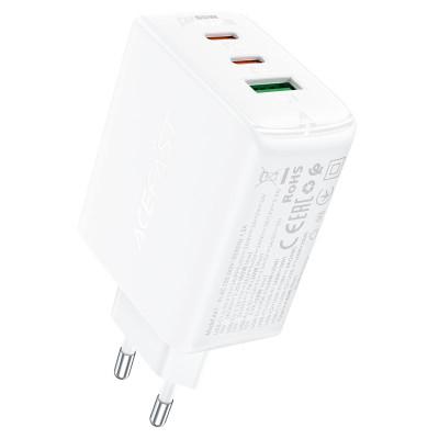 Acefast Schnellladegerät GaN (2x USB-C / USB-A) PPS / PD /