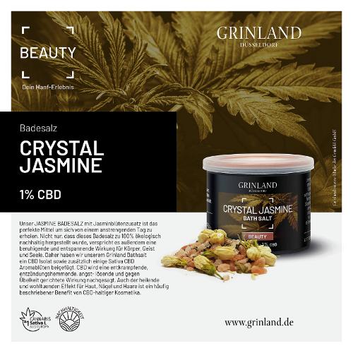 CRYSTAL JASMINE - Badesalz - 1% CBD