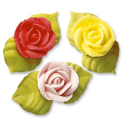Günthart Tortendekoration - Rosen mit Blättern