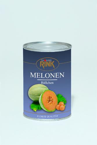 Melonenbällchen ,425 ml, leicht gezuckert