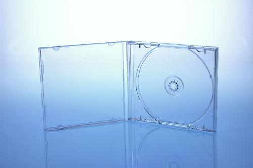 CD Jewelcase für 1 Disc - montiert mit transparentem Tray