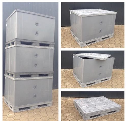 Palettenbox BigBox ca. 1440x1140x1100/ 1050mm 1x gebraucht 