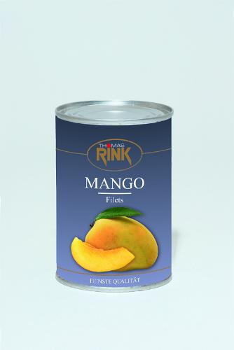 Mangofilets, 425 ml, gezuckert, Sorte "Alphonso"