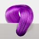 L.A. Hairstyles Fun Tastic violett - 10 Stück - 45cm (TASK GMBH)