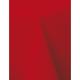 Mitteldecken, "NouveauTech" 1/8-Falz 100 cm x 100 cm rot (NOUVEAU GMBH)