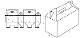FEFCO 0217 Faltschachtel Steckboden mit anhängendem Tragegriff und Sicherungslasche Lunchbox - Verpackung aus Karton (INDUSTRIE-KARTONAGEN MAIER GMBH)