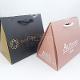 Schwarz – Fuchsia Pyramid Luxus-Geschenktüten aus Papier (ALFA GOLD BOX)