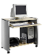 Durable Design Line PC Arbeitsstation, metallic silber/ahorn (HATOPP BÜROZENTRUM GMBH)