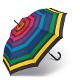 Long AC  Multicolor Stripe  Ein Schirm für alle Fälle! (HAPPY RAIN WÜRFLINGSDOBLER GMBH)