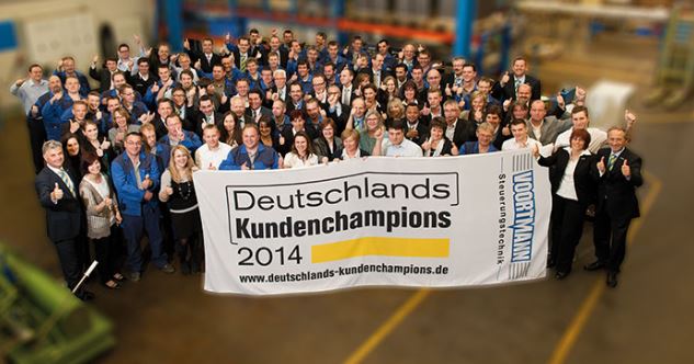 Voortmann erhält Siegel "Deutschlands Kundenchampions 2014"