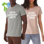 50 T-Shirts aus Bio Baumwolle 1-farbig bedruckt