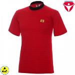 ESD T-Shirt hochleitfähig | rot
