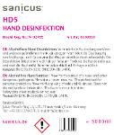 Sanicus HD5 Alkoholfreie Hand Desinfektionsmittel