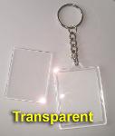 Schlüsselanhänger transparent für Werbung , Fotos uvm. - Kunststoff Plexiglas