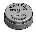 VARTA CP 1454 A3, CoinPower, 3.7V / 90mAh, Li-Ion Knopfzelle