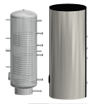 Warmwasserbereiter mit 2 Heizregistern USE-2, 200-1000 Liter