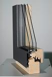 Design Integral Holz-Aluminium Fenster