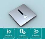 Sanrid Vorwandelement Elektronik Urinal-Spülsystem mit Infrarot Sensor und Magnetventil