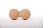 Massage-Peanut aus Kork, "Made in Europe", vegan (Doppelball, Faszienball, Korkball, Duoball, Erdnussball)