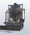 Vollautomatische, rotierende Füllmaschine -  Mohnopumpenfüllmaschine rundlaufend
