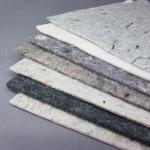 Filz aus wiederverwerteten Textilfasern