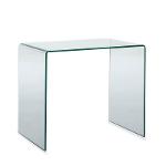 Schreibtisch Design 85x55x75 Glas Transparent - Design Und Moderne Büros