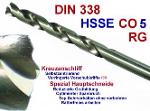 HSS-Co5-RG (reduzierte Gratbildung) Spiralbohrer Edelstahlbo