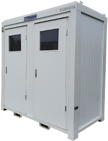 8´ Toilettencontainer zum Kauf / Isoliert mit Elektrik u. WC + Urinal / WC Box  Typ "Containex" sofort verfügbar