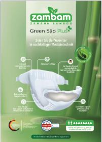 Inkontinenz Einlage Herren/Damen Green Slip Plus zambam aus Bambus