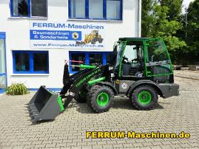 Radlader Ferrum DM416 x4 V2 Modell 2024 in schwarz / grün