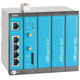 MRX5 LTE modularer 4G/LTE-Router, Switch, dig.EIN, LXC