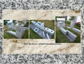 GRANIT-Schnellbausystem für Gartenmauern, Torsäulen und Mauer-Verblendungen-