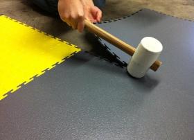 Flexi-Tile PVC Boden - ineinandergreifende PVC Fliesen