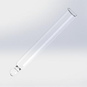 Glaspipette für Tropfer – gerade Spitze, 58 mm Länge