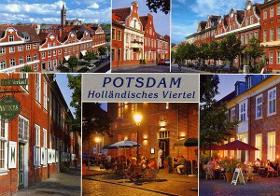 Ansichtspostkarte "Potsdam Holländisches Viertel"