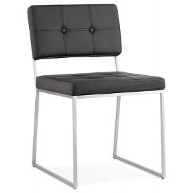Gesteppt Und Gepolstert Design Stuhl Bouton (schwarz) - Stühle