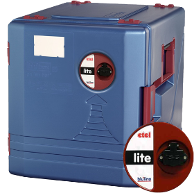 etol blu'box 52 gn hot² | Thermo-Speisentransportbehälter |  Frontlader, selbstregelnde Temperatur