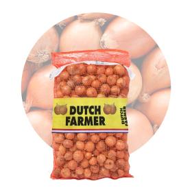 Zwiebeln verpackt Dutch Farmer Sack