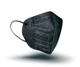atemious PRO 2 BLACK  FFP2 Maske schwarz  einzelverpackt EN 149:2001+A1:2009 CE 2233