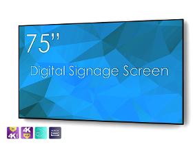 SIGNAMEDIA Digital Signage Monitore 28" - 75" mit hochauflösenden 4K (UHD) Displays