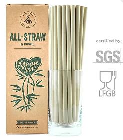 All-Straws - Bio Einweg-Trinkhalme aus Pflanzenfasern