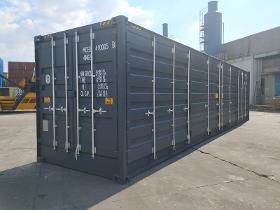 40'HC Side Door Container, palettenbreit