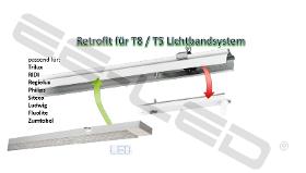 LED Lichtbandsystem, LED Retrofit Lösung für Lichtbandsystem, LED Ersatz für Lichtband, LED Hallenbeleuchtung
