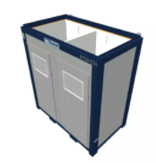 Sanitärcontainer / WC-Container D/H 8ft