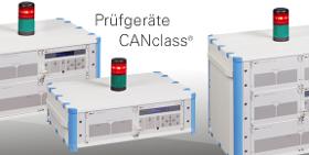 Prüfgeräte CANclass® — Vollautomatische und programmierbare Prüfgeräte von erfi