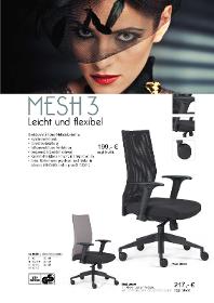 MESH 3 Drehstuhl mit Netzrückenlehne
