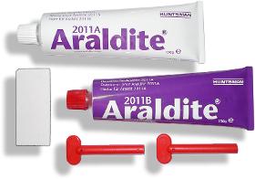 Araldite 2011 | 300 g 2 Tuben mit Zahnspachtel