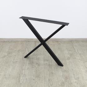 Tischgestell in X Form aus Stahl 