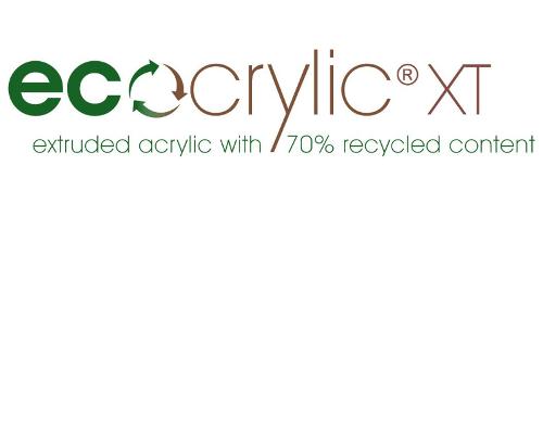 Nachhaltiges Acrylglas 70 % recycelt